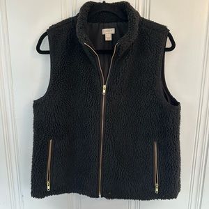 J. Crew sherpa vest